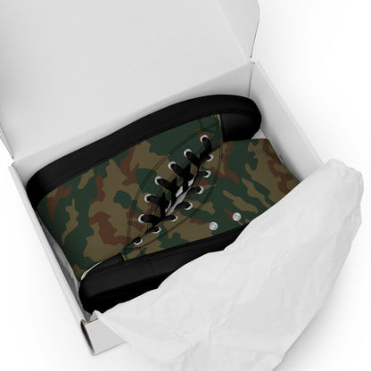 Russian Barvikha VSR Dubok Mountain CAMO Men’s high top canvas shoes - Mens High Top Canvas Shoes