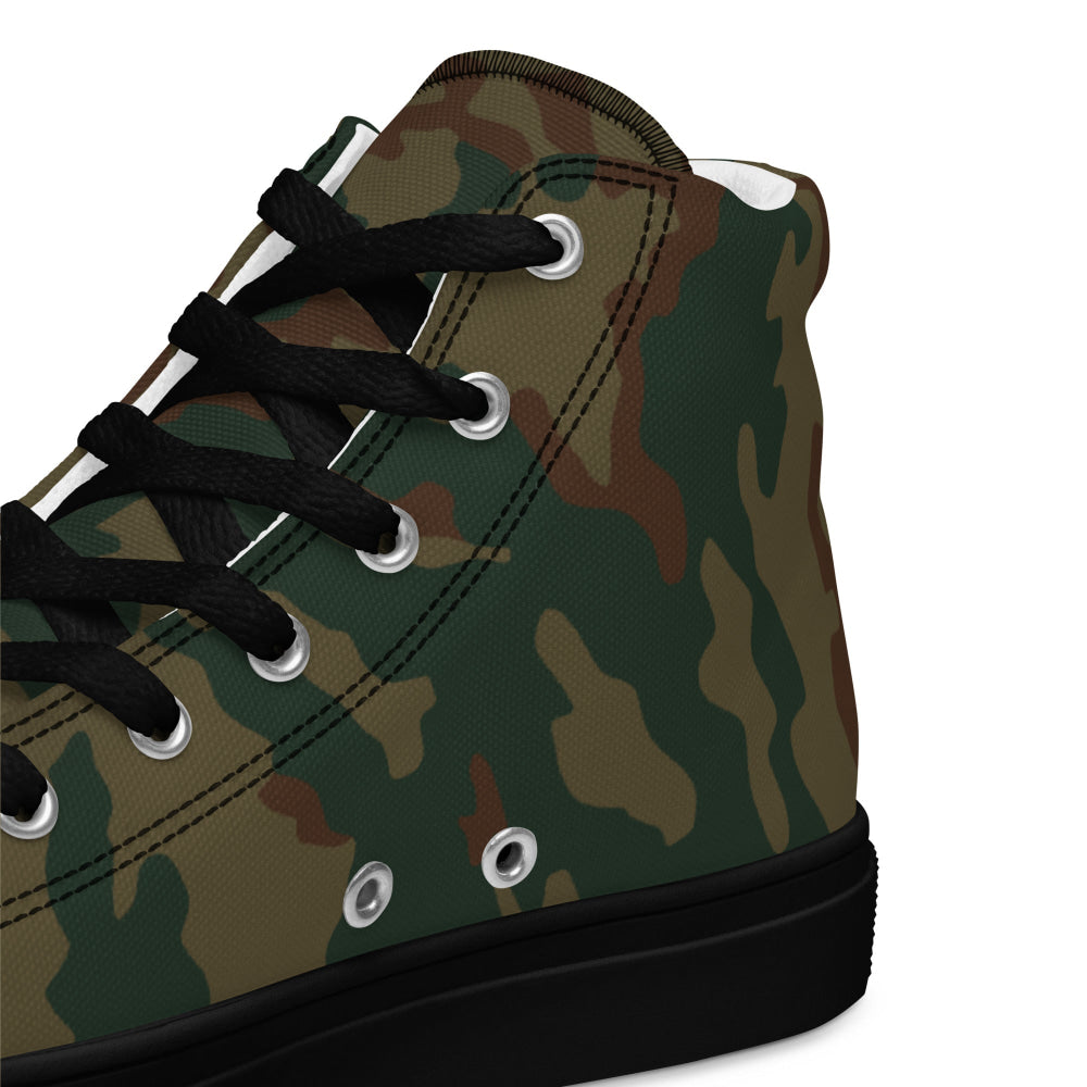 Russian Barvikha VSR Dubok Mountain CAMO Men’s high top canvas shoes - Mens High Top Canvas Shoes