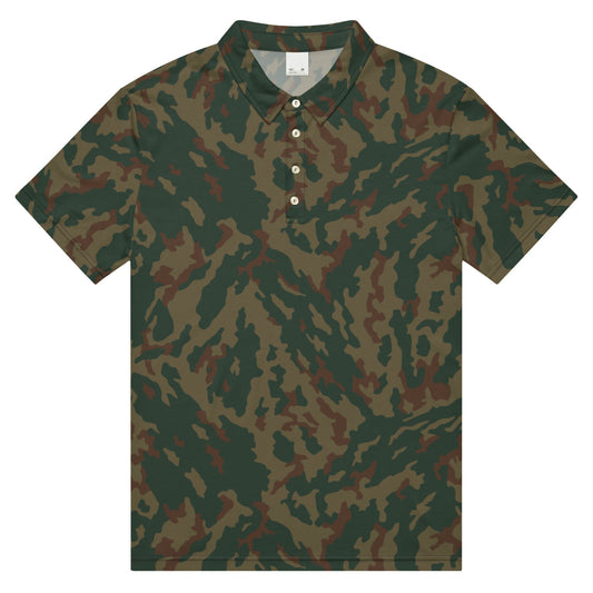 Russian Barvikha VSR Dubok Mountain CAMO Men’s slim fit polo - Mens Slim Fit Polo