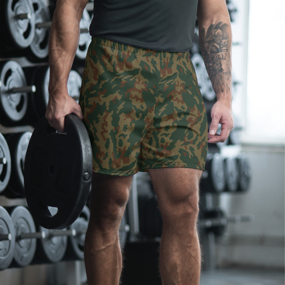 Russian Barvikha VSR Dubok Mountain CAMO Unisex Athletic Long Shorts - 2XS