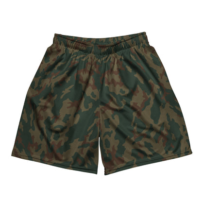 Russian Barvikha VSR Dubok Mountain CAMO Unisex mesh shorts - 2XS - Mesh Shorts