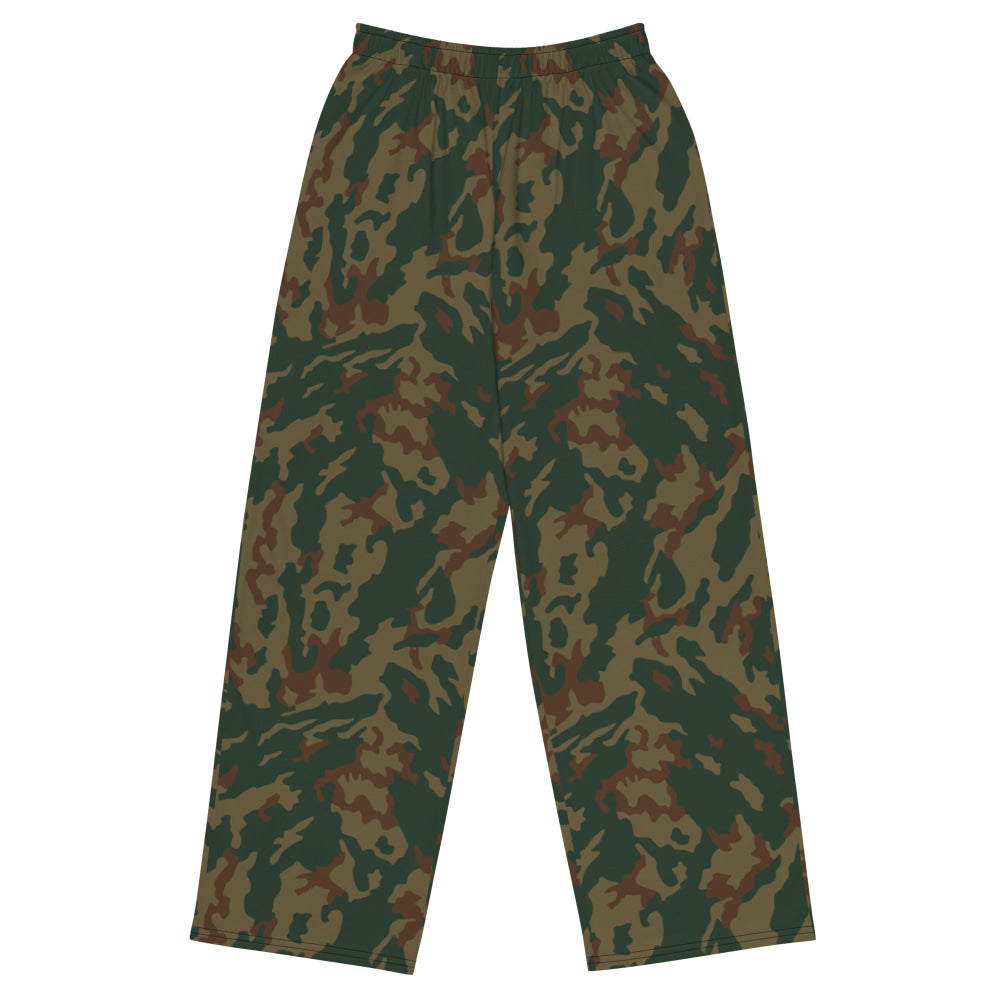 Russian Barvikha VSR Dubok Mountain CAMO unisex wide-leg pants - 2XS - Unisex Wide-Leg Pants