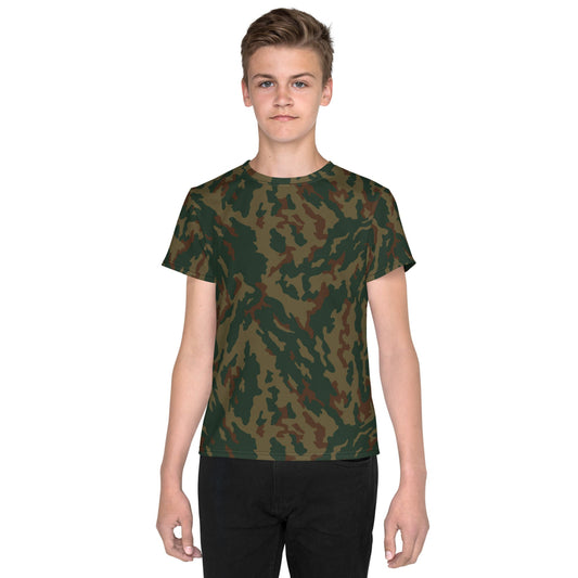 Russian Barvikha VSR Dubok Mountain CAMO Youth crew neck t-shirt - 8 - Crew Neck T-shirt