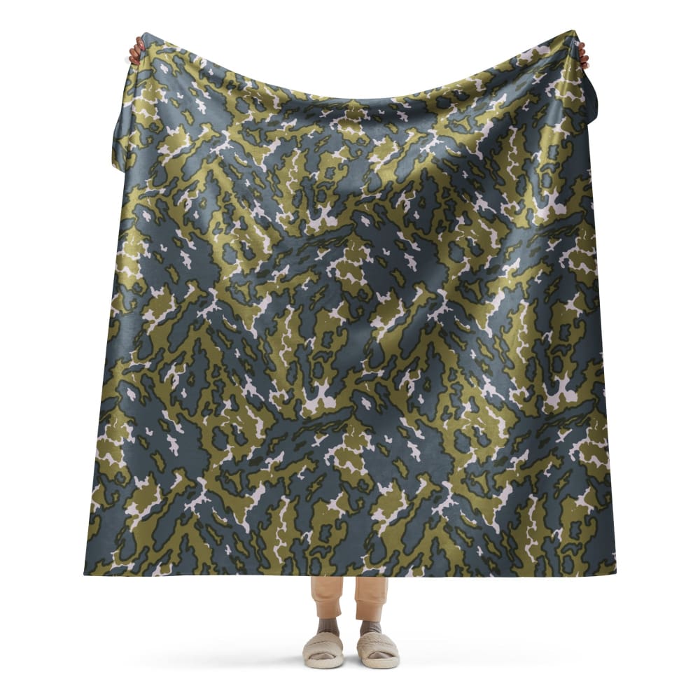 Russian Barvikha VSR Dubok CAMO Sherpa blanket - 60″×80″ - Blanket