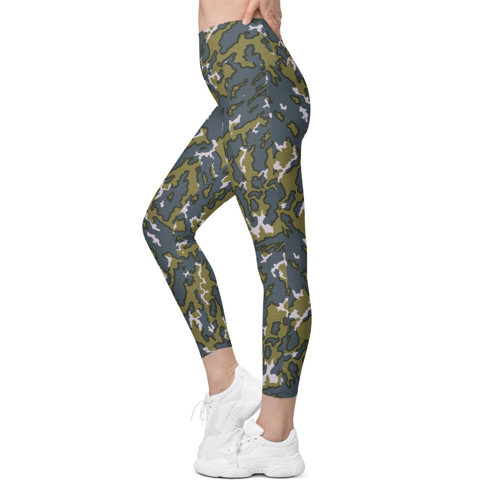 Russian Barvikha VSR Dubok Tundra CAMO Leggings with pockets - Womens With Pockets