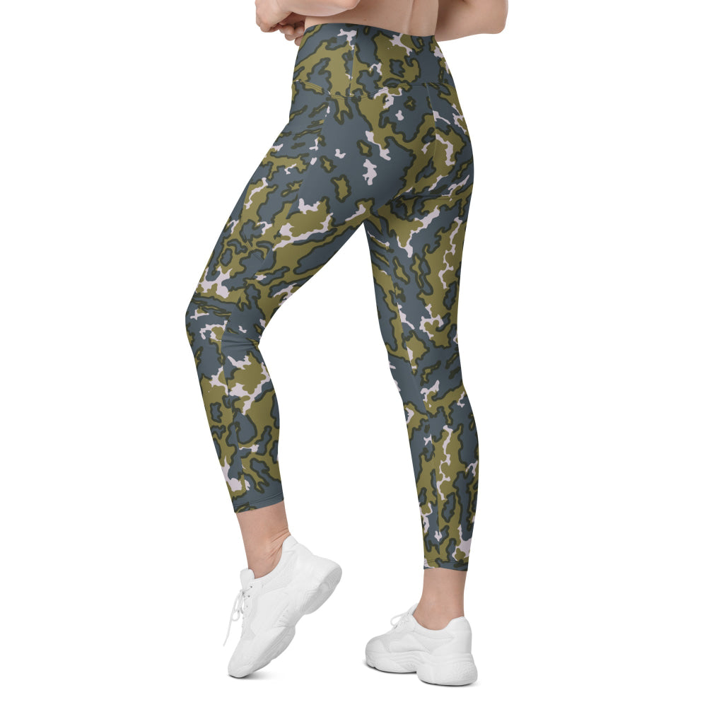 Russian Barvikha VSR Dubok Tundra CAMO Leggings with pockets - Womens With Pockets