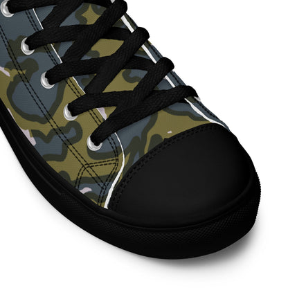 Russian Barvikha VSR Dubok Tundra CAMO Men’s high top canvas shoes - Mens High Top Canvas Shoes