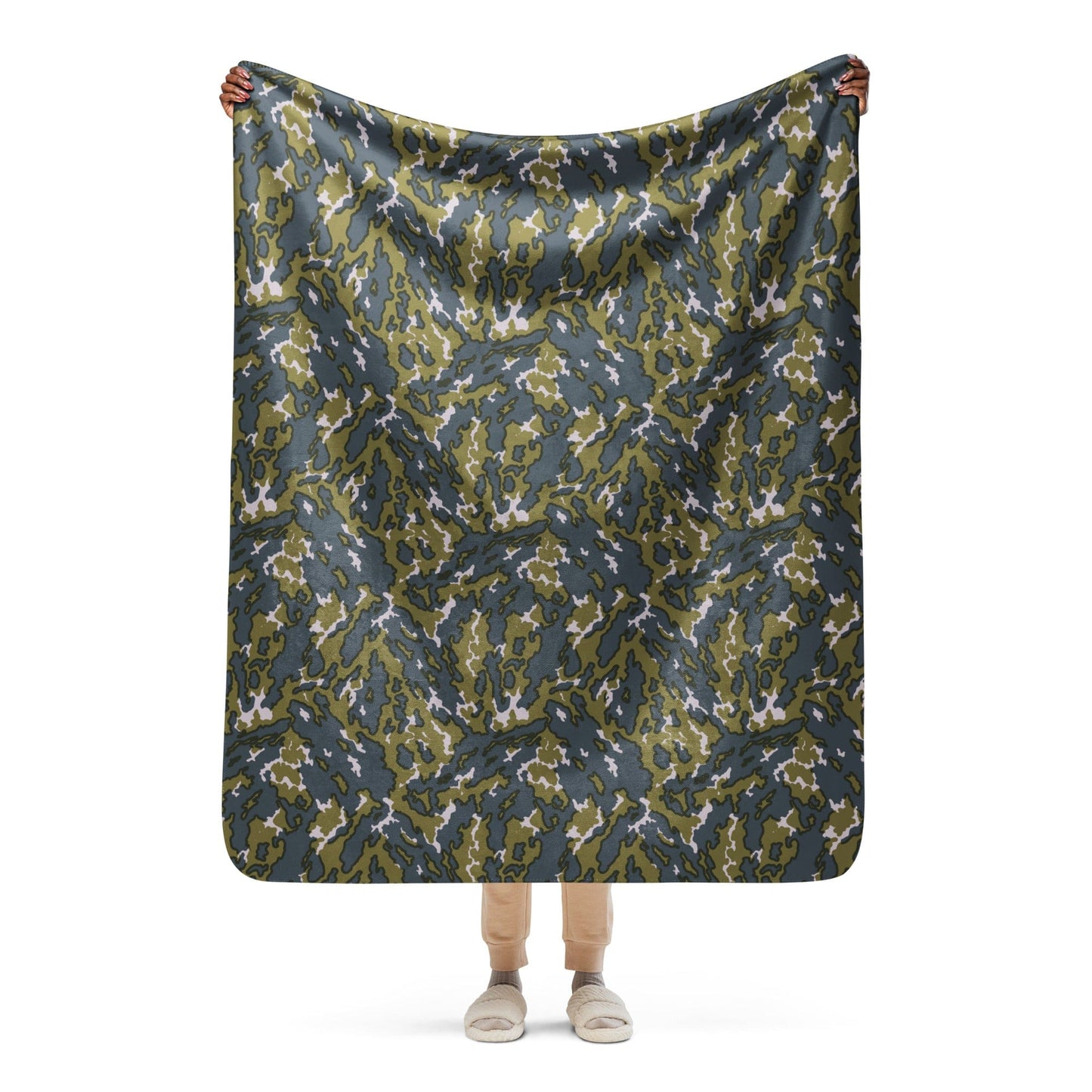 Russian Barvikha VSR Dubok Tundra CAMO Sherpa blanket - 50″×60″ - Blanket