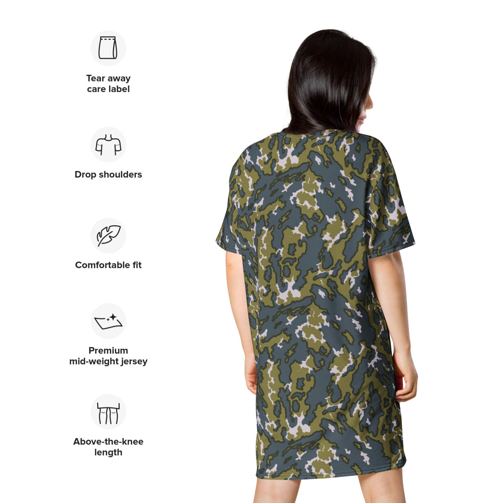 Russian Barvikha VSR Dubok Tundra CAMO T-shirt dress - Womens T-Shirt Dress