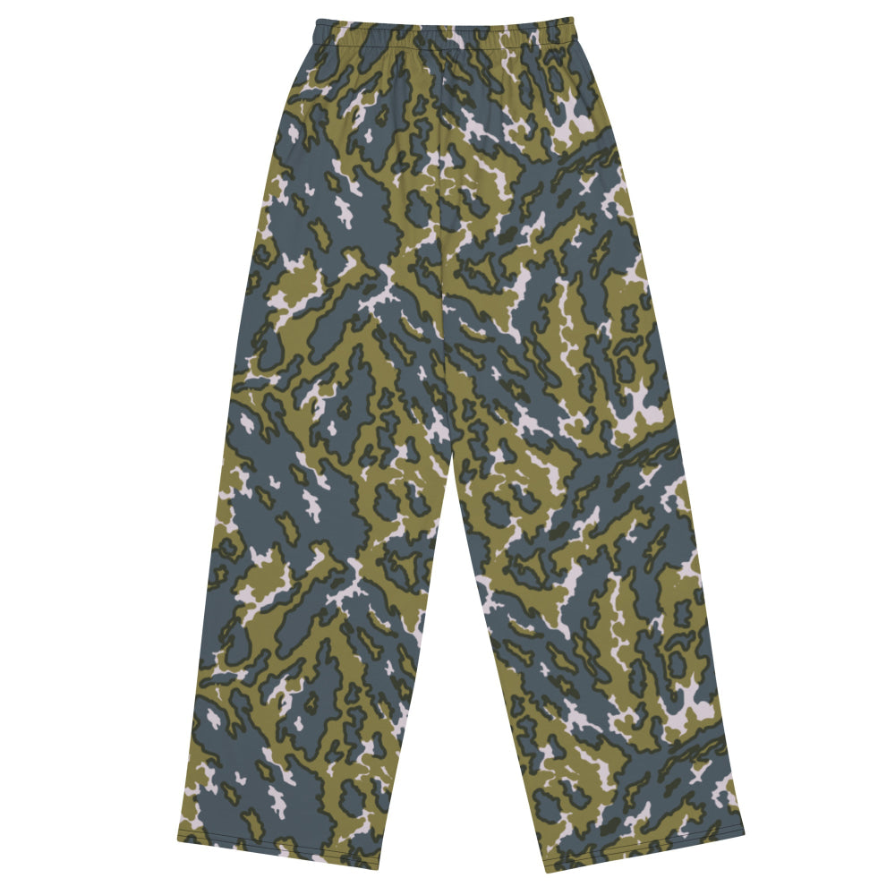 Russian Barvikha VSR Dubok Tundra CAMO unisex wide-leg pants - Unisex Wide-Leg Pants