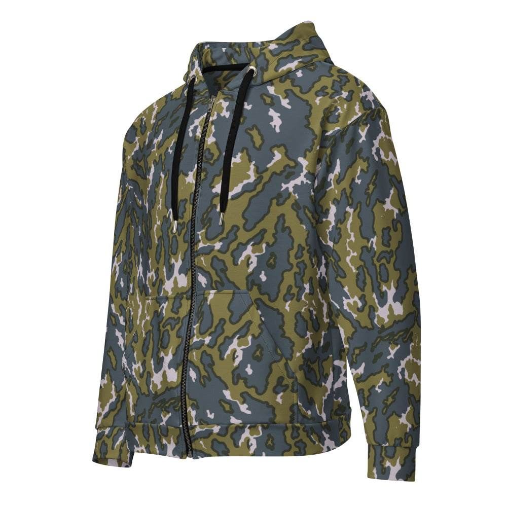 Russian Barvikha VSR Dubok Tundra CAMO Unisex zip hoodie - 2XS - Zip Hoodie