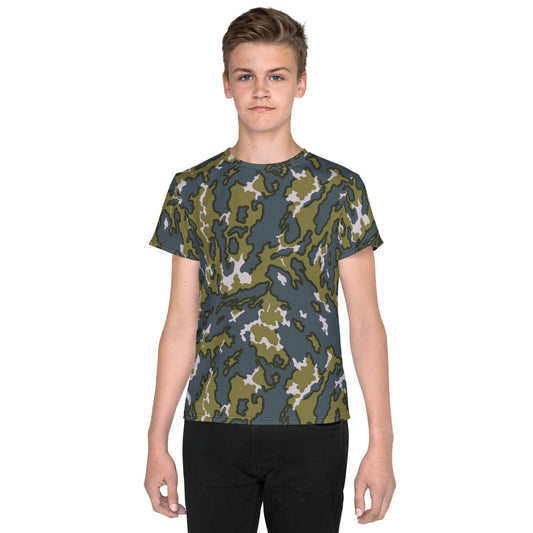 Russian Barvikha VSR Dubok Tundra CAMO Youth crew neck t-shirt - 8 - Crew Neck T-shirt