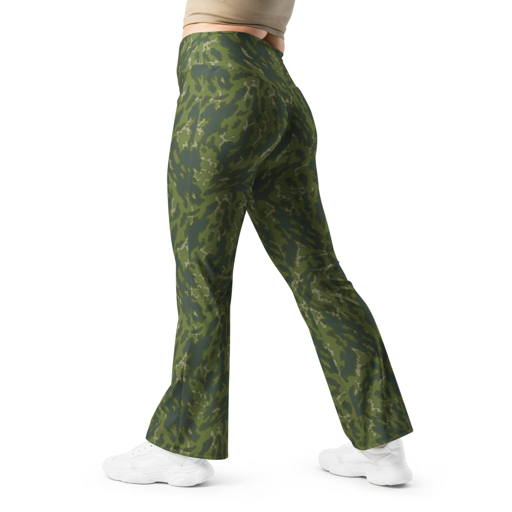 Russian Barvikha VSR Dubok Woodland CAMO Flare leggings - 2XS - Womens Leggings