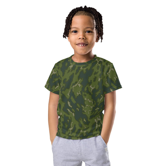 Russian Barvikha VSR Dubok Woodland CAMO Kids crew neck t-shirt - 2T - Crew Neck T-shirt