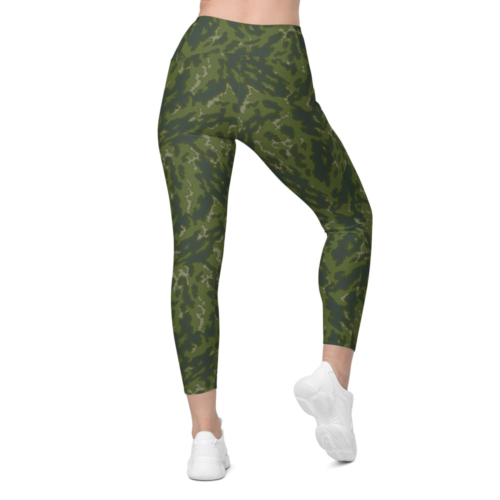 Russian Barvikha VSR Dubok Woodland CAMO Leggings with pockets - Womens With Pockets