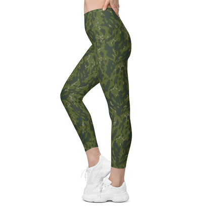 Russian Barvikha VSR Dubok Woodland CAMO Leggings with pockets - Womens With Pockets