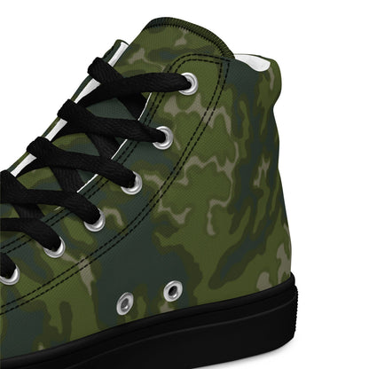 Russian Barvikha VSR Dubok Woodland CAMO Men’s high top canvas shoes - Mens High Top Canvas Shoes