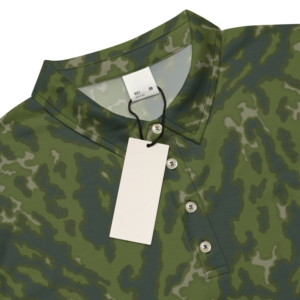 Russian Barvikha VSR Dubok Woodland CAMO Men’s slim fit polo - Mens Slim Fit Polo