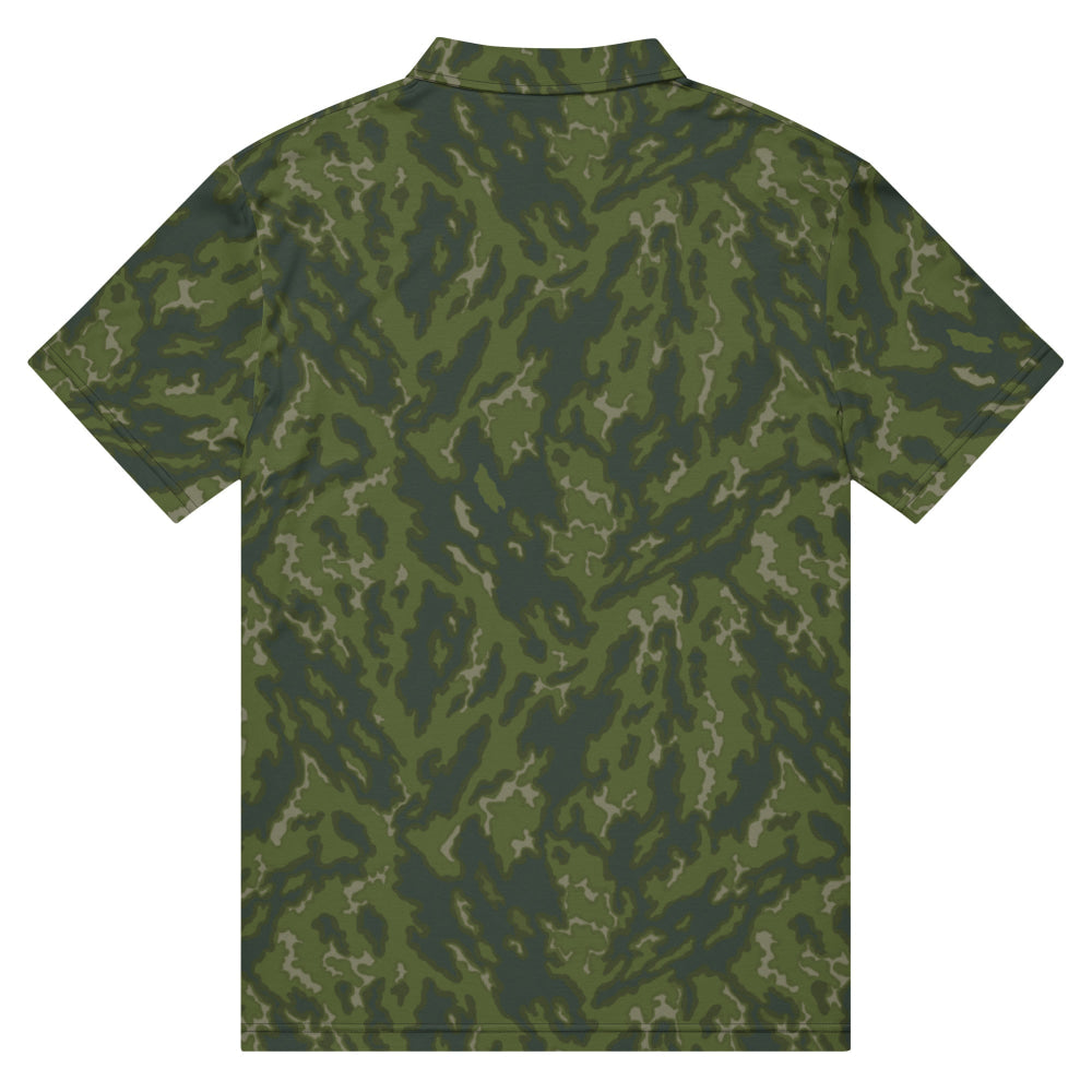 Russian Barvikha VSR Dubok Woodland CAMO Men’s slim fit polo - Mens Slim Fit Polo