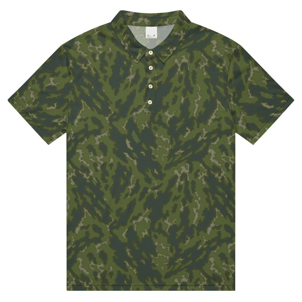 Russian Barvikha VSR Dubok Woodland CAMO Men’s slim fit polo - Mens Slim Fit Polo