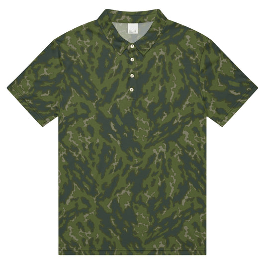 Russian Barvikha VSR Dubok Woodland CAMO Men’s slim fit polo - XS - Mens Slim Fit Polo