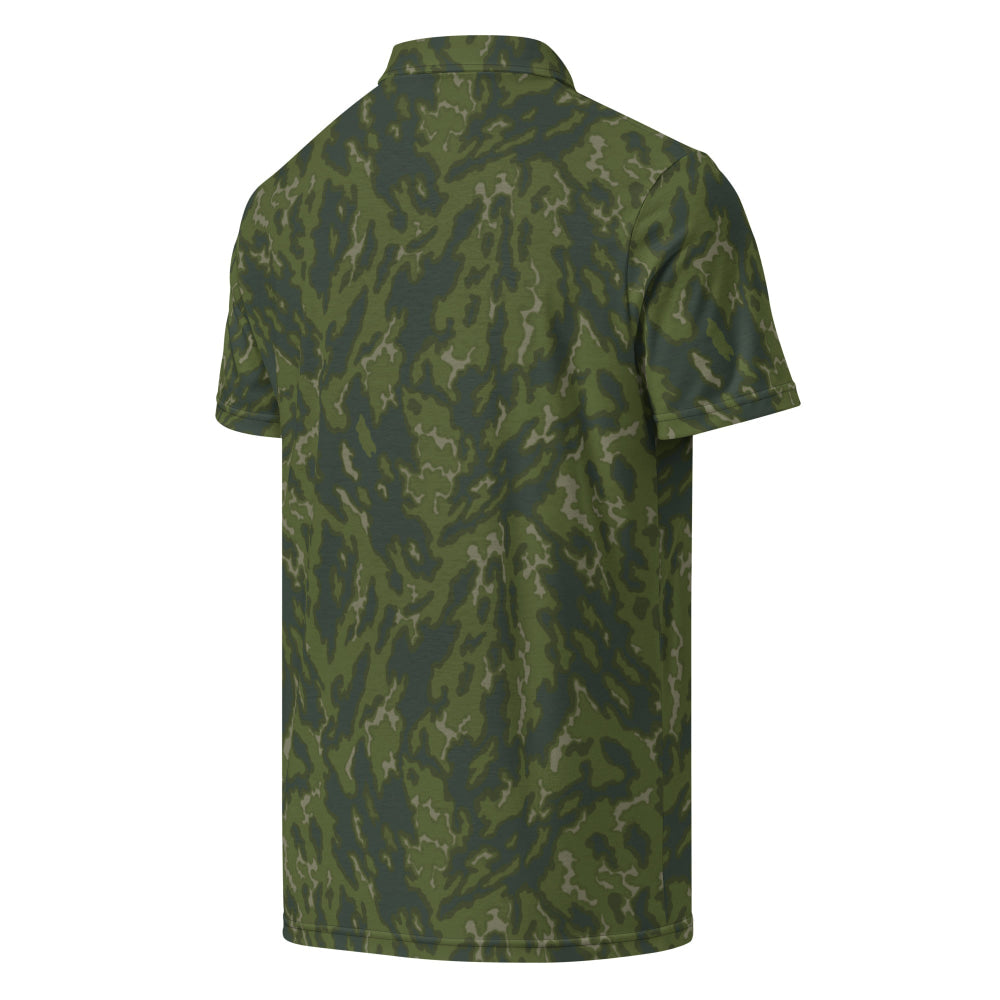 Russian Barvikha VSR Dubok Woodland CAMO Men’s slim fit polo - Mens Slim Fit Polo