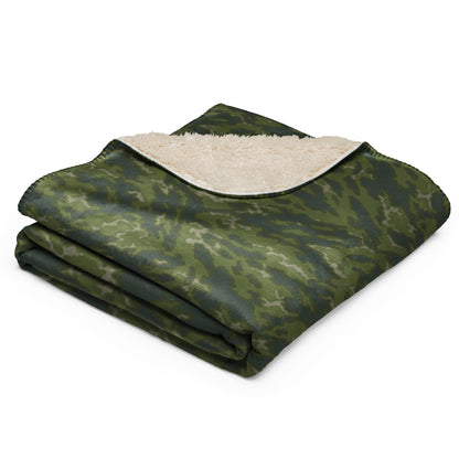 Russian Barvikha VSR Dubok Woodland CAMO Sherpa blanket - Blanket