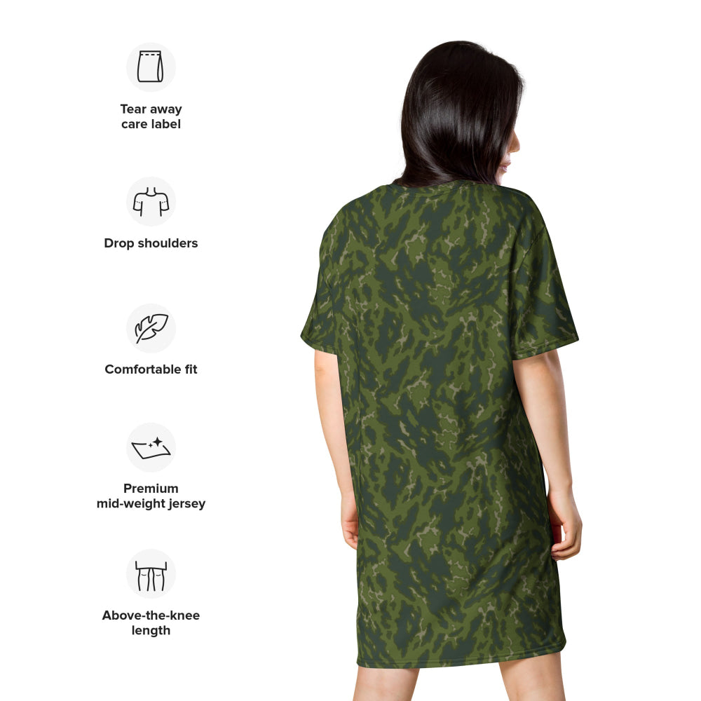 Russian Barvikha VSR Dubok Woodland CAMO T-shirt dress - Womens T-Shirt Dress