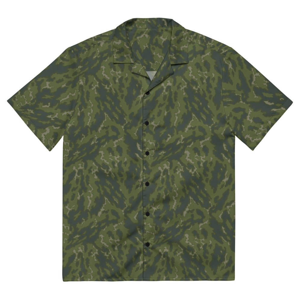 Russian Barvikha VSR Dubok Woodland CAMO Unisex button shirt - 2XS - Button Shirt