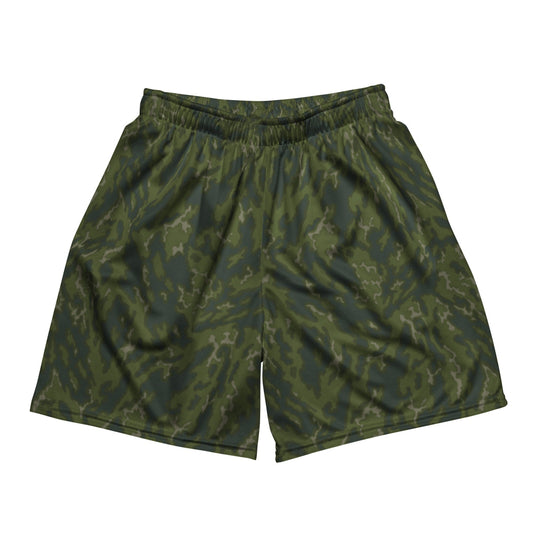 Russian Barvikha VSR Dubok Woodland CAMO Unisex mesh shorts - 2XS - Mesh Shorts