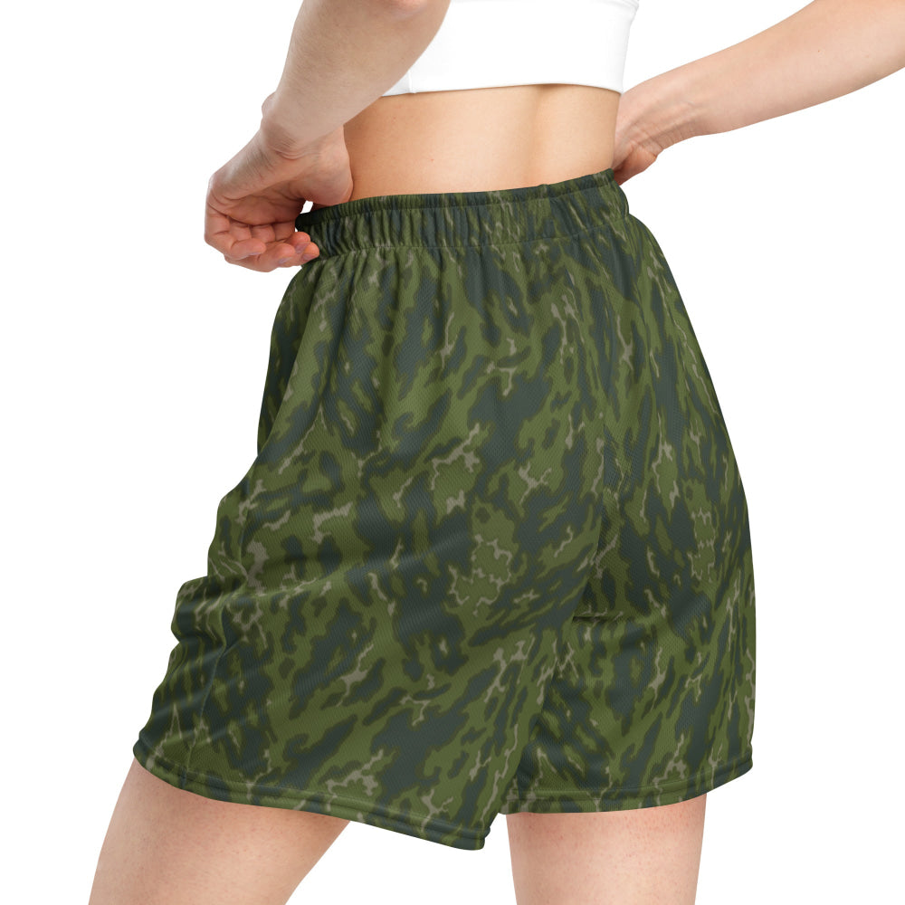 Russian Barvikha VSR Dubok Woodland CAMO Unisex mesh shorts - Mesh Shorts