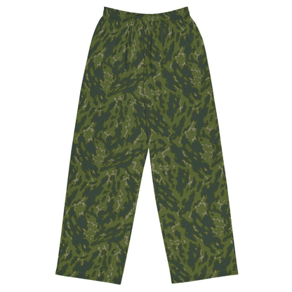 Russian Barvikha VSR Dubok Woodland CAMO unisex wide-leg pants - 2XS - Unisex Wide-Leg Pants