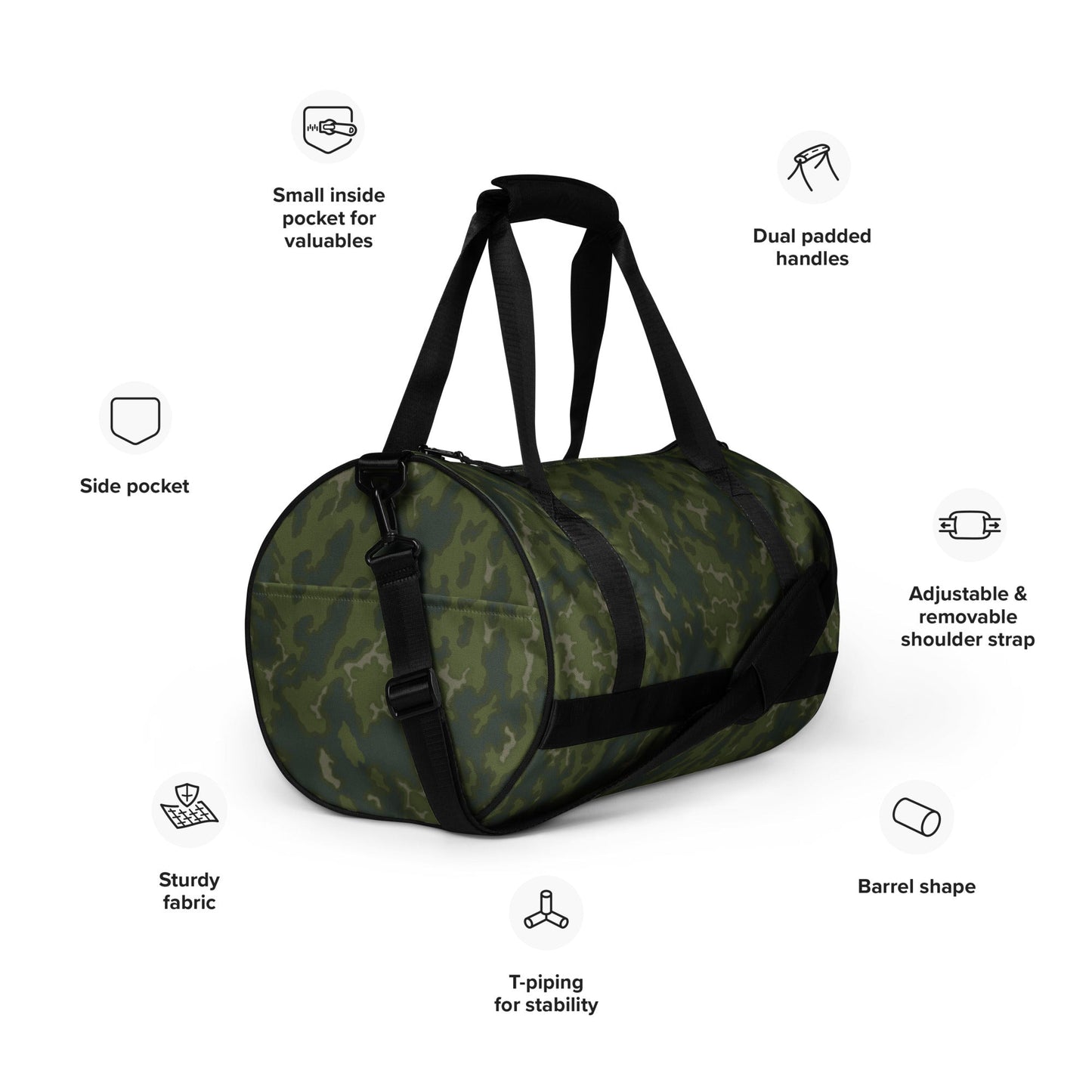 Russian Barvikha Woodland CAMO gym bag - Gym Bags