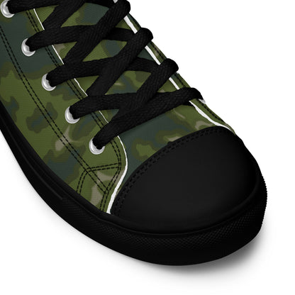 Russian Barvikha Woodland CAMO Mens high top canvas shoes - High Top Canvas Shoes