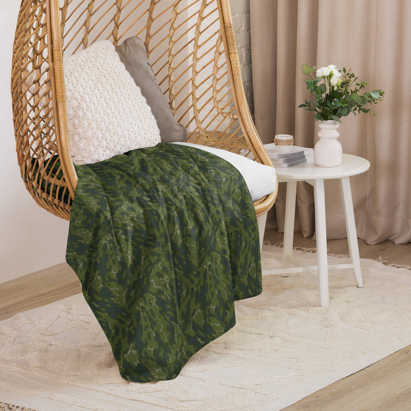 Barvikha Woodland Russian CAMO Sherpa Blanket