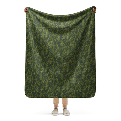 Russian Barvikha Woodland CAMO Sherpa blanket - 50″×60″ - Blankets
