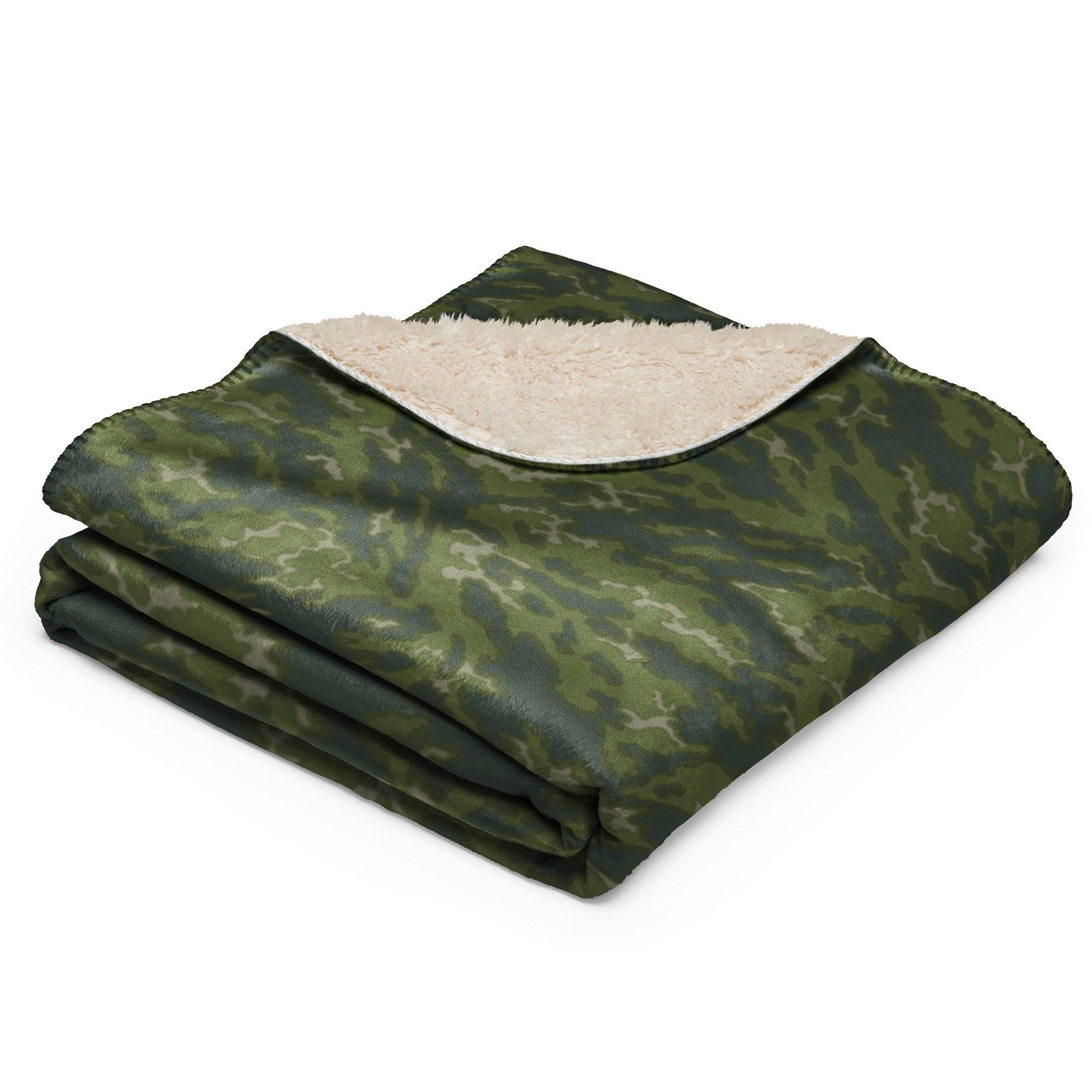 Russian Barvikha Woodland CAMO Sherpa blanket - Blankets