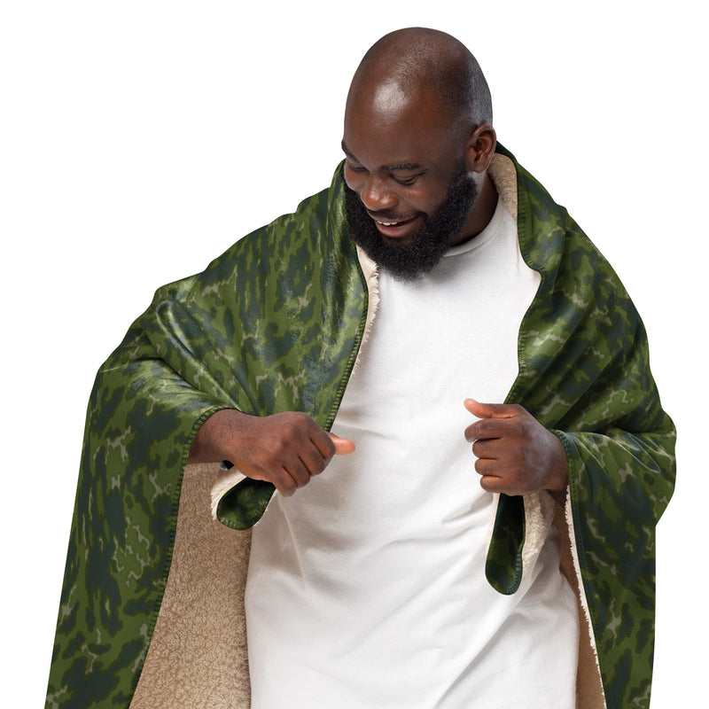 Barvikha Woodland Russian CAMO Sherpa Blanket