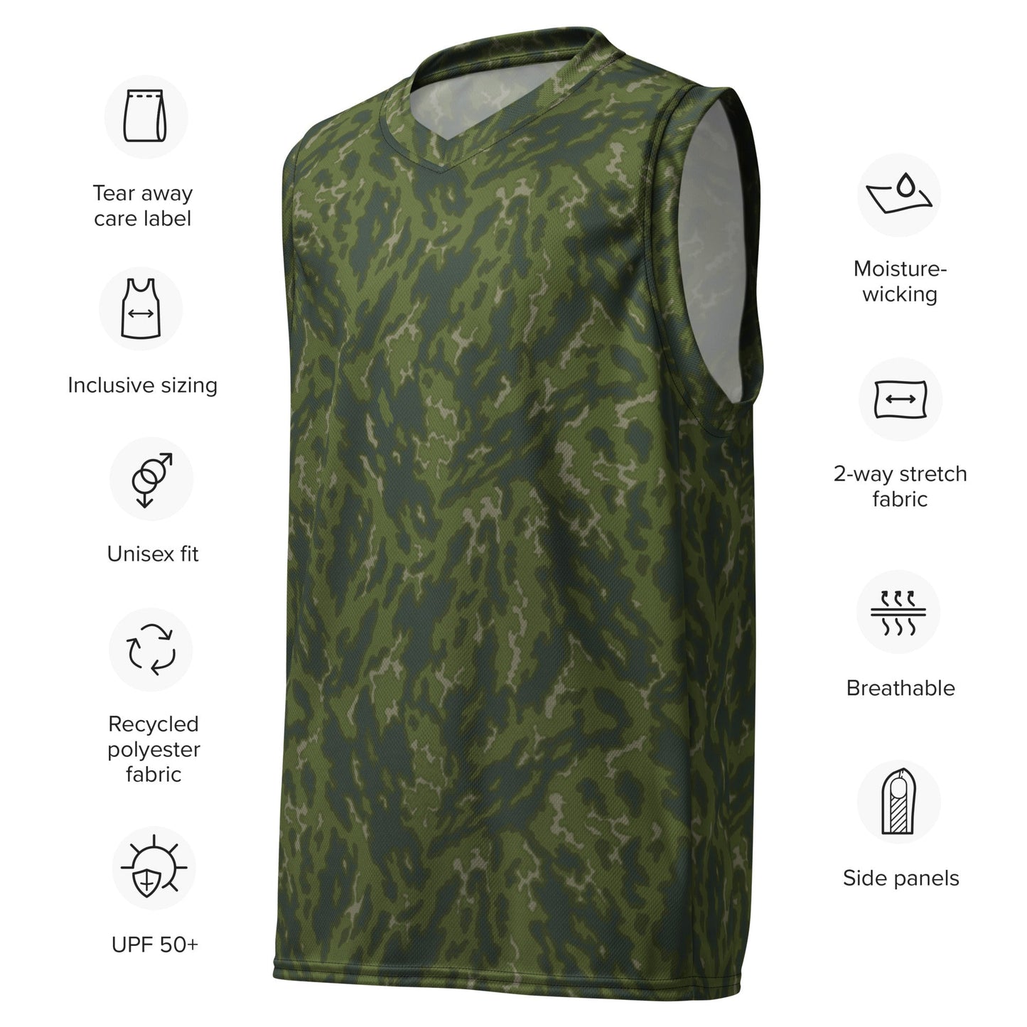 Russian Barvikha Woodland CAMO unisex basketball jersey - Basketball Jerseys