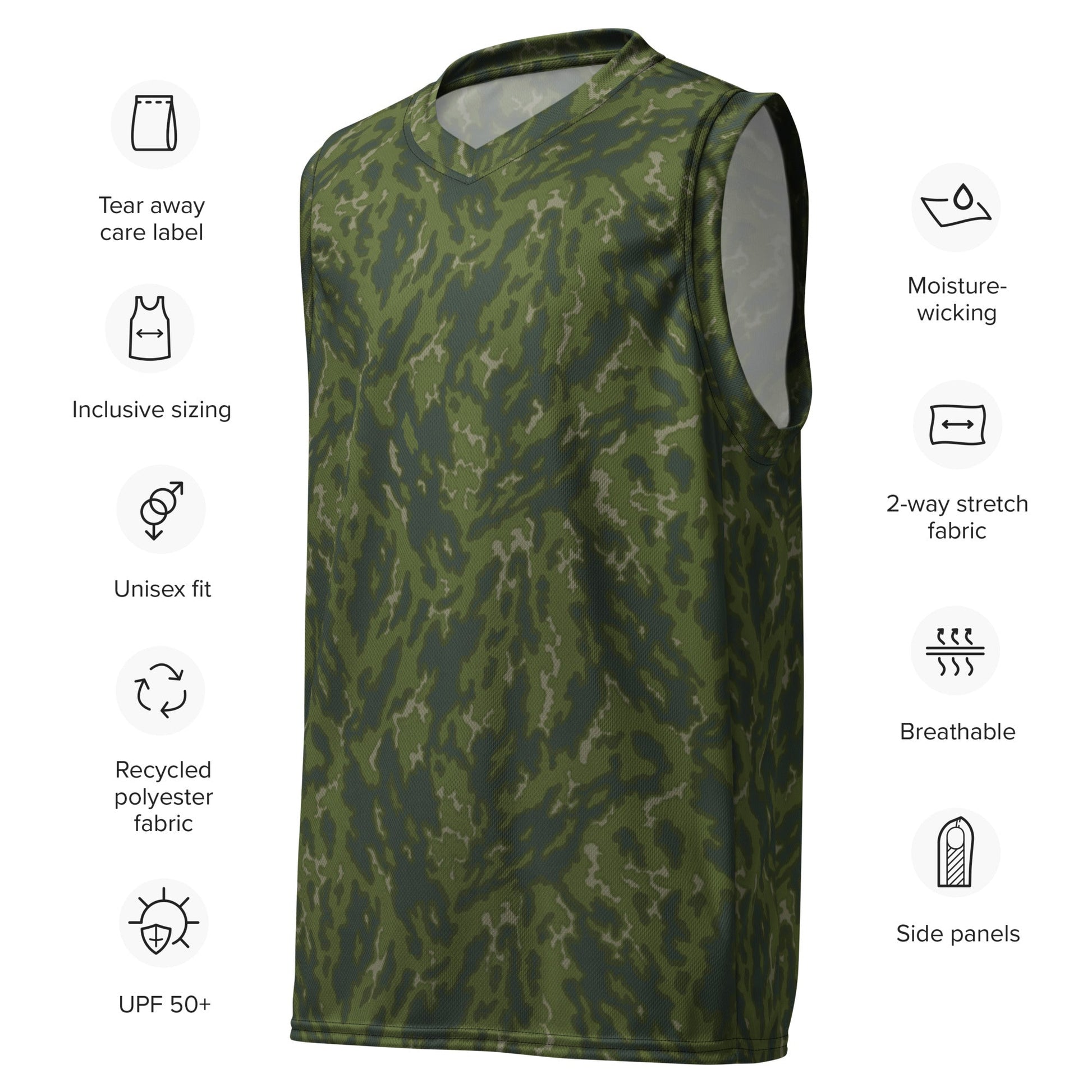 Russian Barvikha Woodland CAMO unisex basketball jersey - Basketball Jerseys
