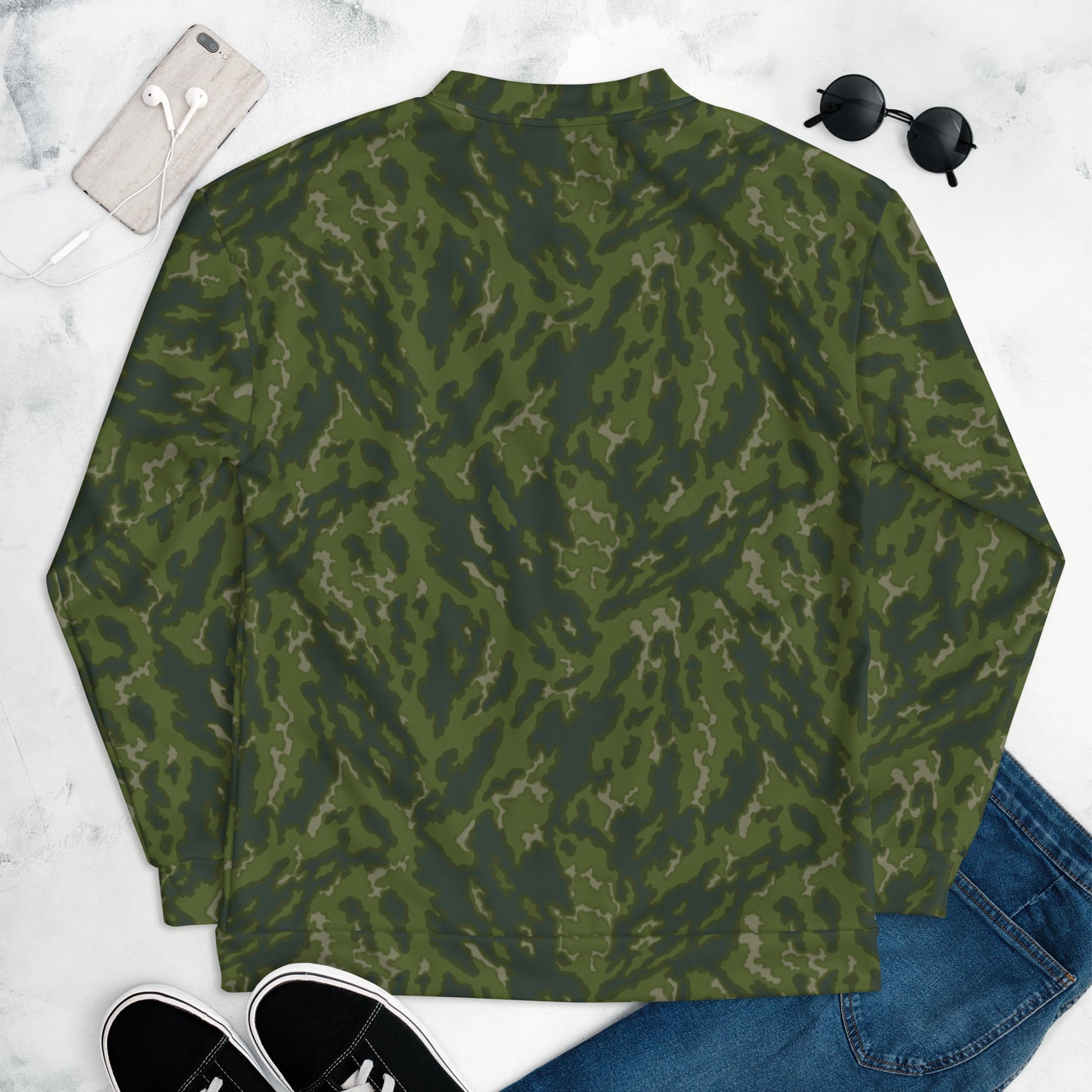 Russian Barvikha Woodland CAMO Unisex Bomber Jacket - Jackets