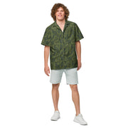 Barvikha Woodland Russian CAMO Unisex Short-Sleeve Button Shirt - Button-Up
