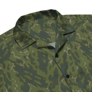 Barvikha Woodland Russian CAMO Unisex Short-Sleeve Button Shirt - Button-Up