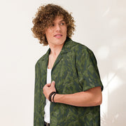 Barvikha Woodland Russian CAMO Unisex Short-Sleeve Button Shirt - Button-Up