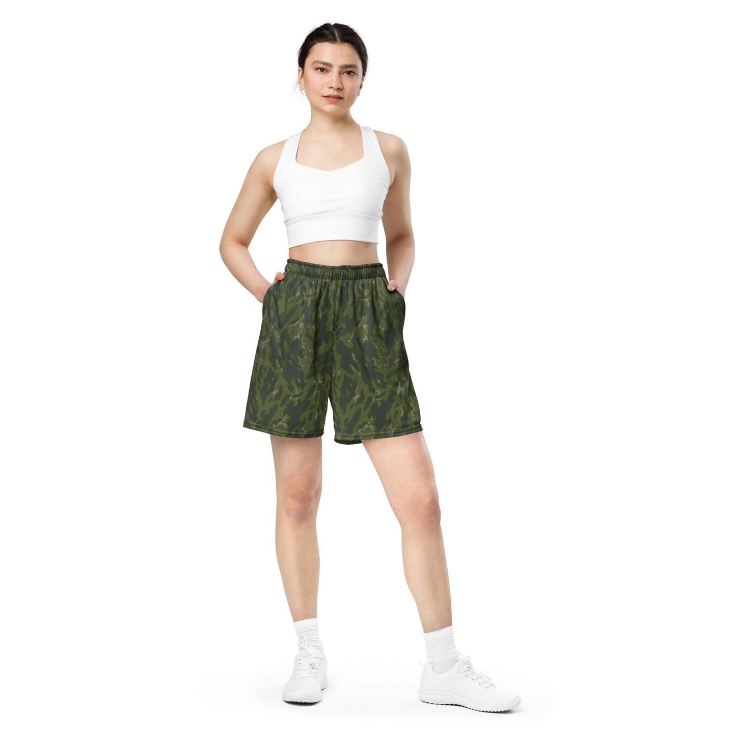 Russian Barvikha Woodland CAMO Unisex mesh shorts - Mesh Shorts