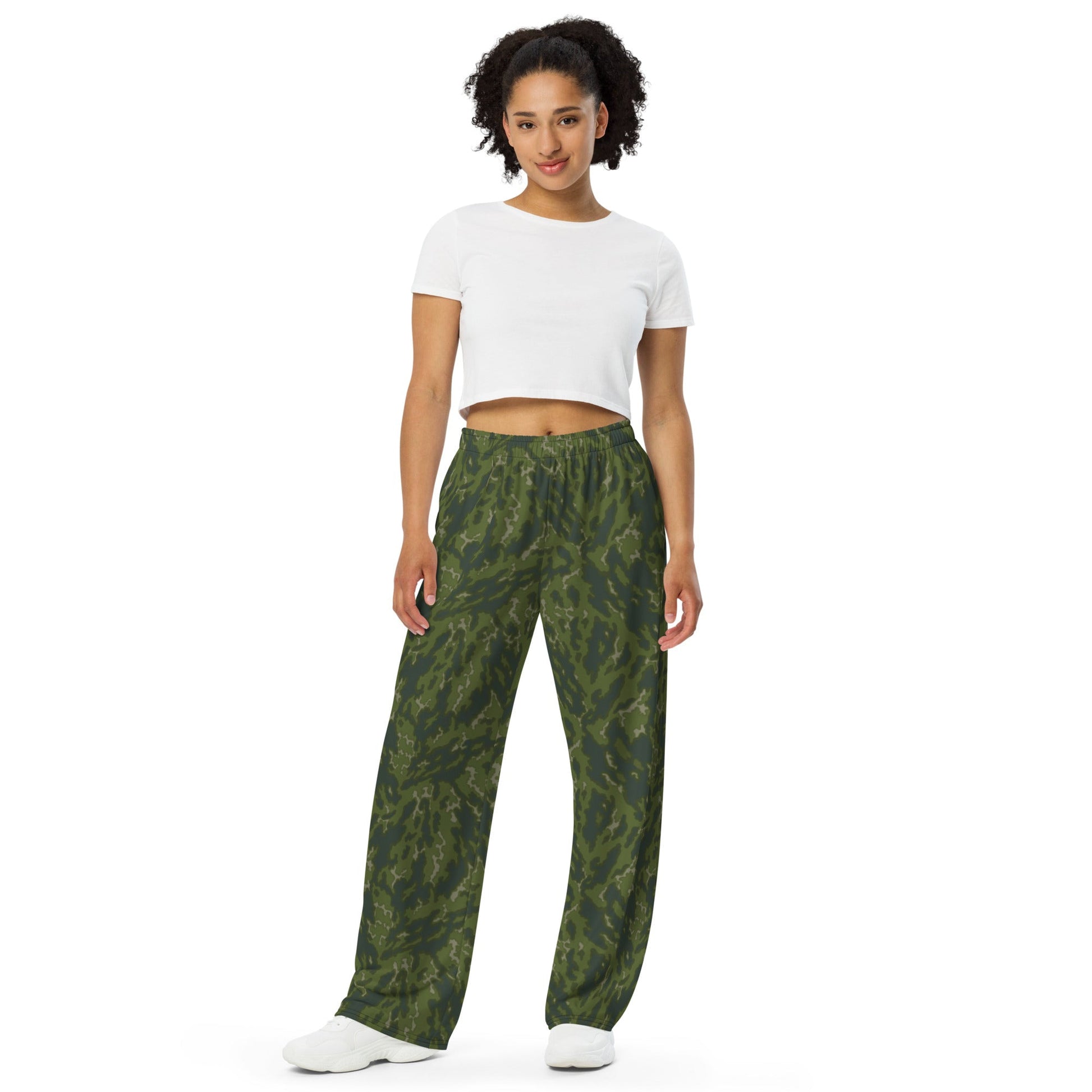 Russian Barvikha Woodland CAMO unisex wide-leg pants - Wide-leg Pants