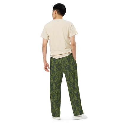 Russian Barvikha Woodland CAMO unisex wide-leg pants - Wide-leg Pants