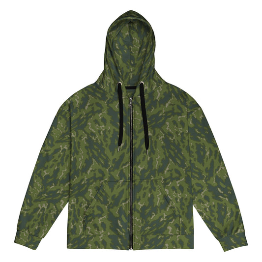 Russian Barvikha Woodland CAMO Unisex zip hoodie - 2XS - Zip Hoodies