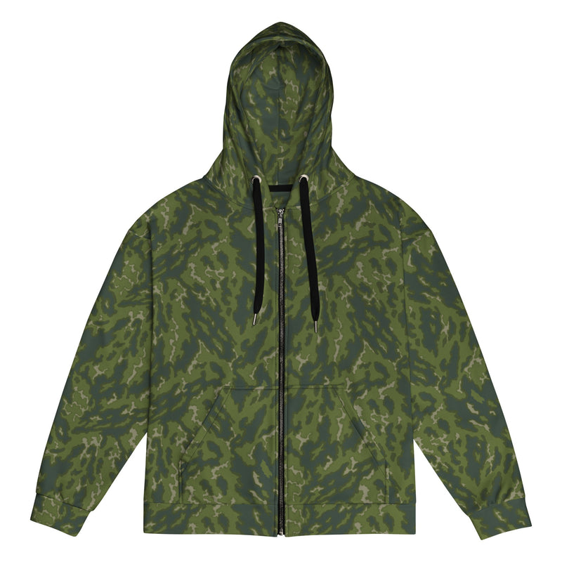 Barvikha Woodland Russian CAMO Unisex Zip Hoodie - 2XS