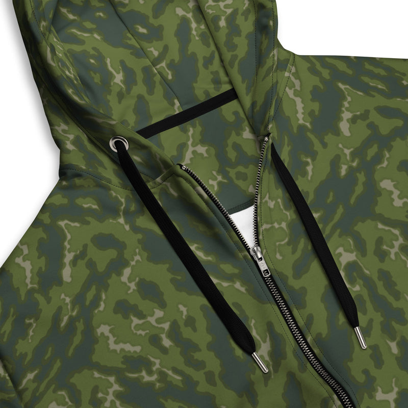 Barvikha Woodland Russian CAMO Unisex Zip Hoodie